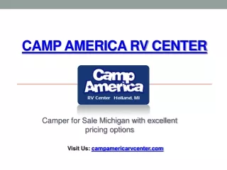 Campers for Sales Michigan