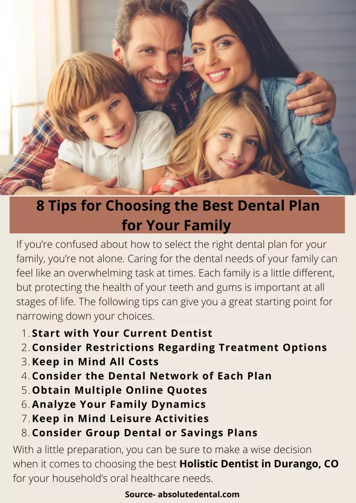 8 tips for choosing the best dental plan for your