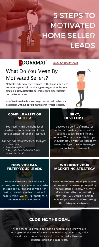 5 Steps To Motivated Home Seller Leads