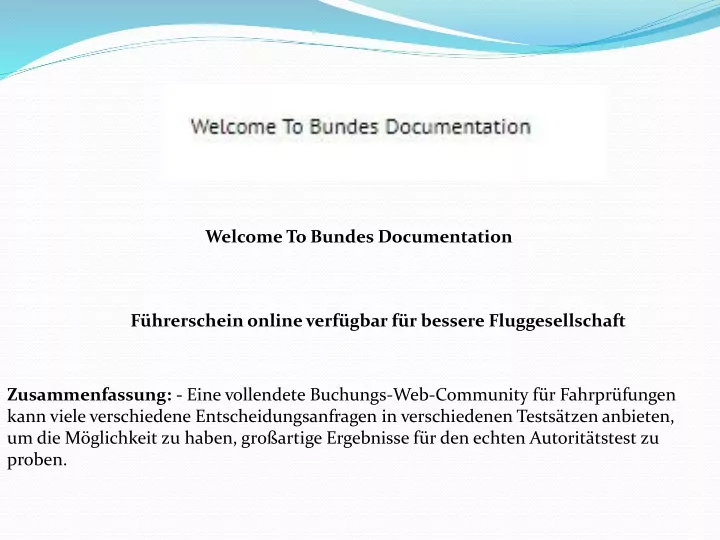 welcome to bundes documentation