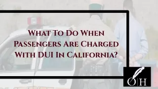 what to do when passengers are charged with