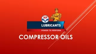 compressor oils