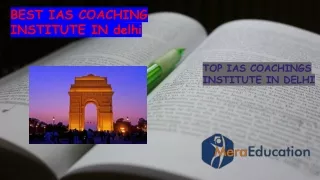 List of top IAS coaching in Delhi