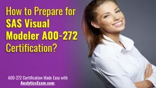 how to prepare for sas visual modeler