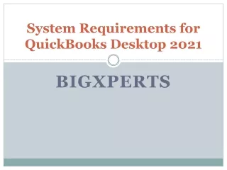 system requirements for quickbooks desktop 2021
