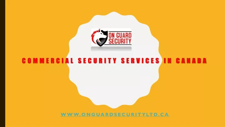 commercial security services in canada