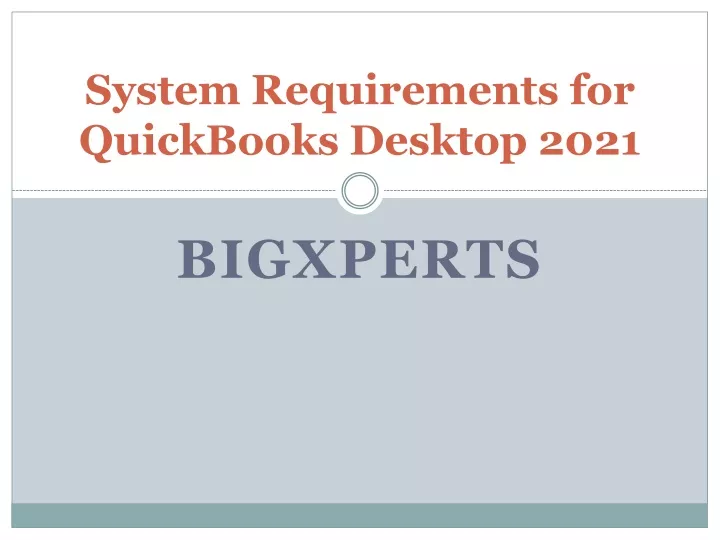 system requirements for quickbooks desktop 2021