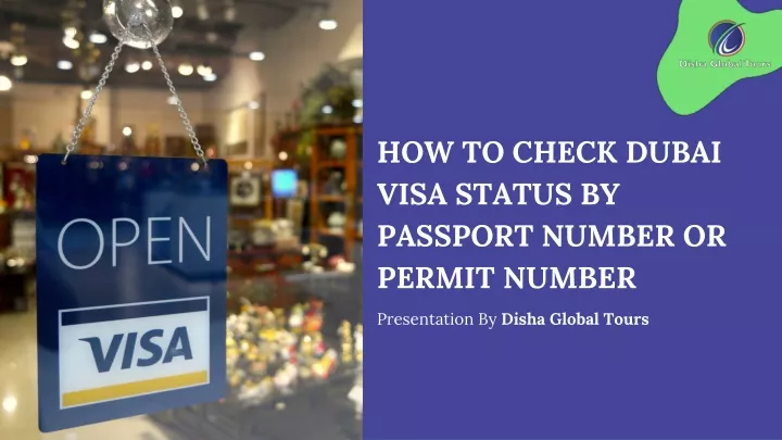 how to check dubai visa status by p assport
