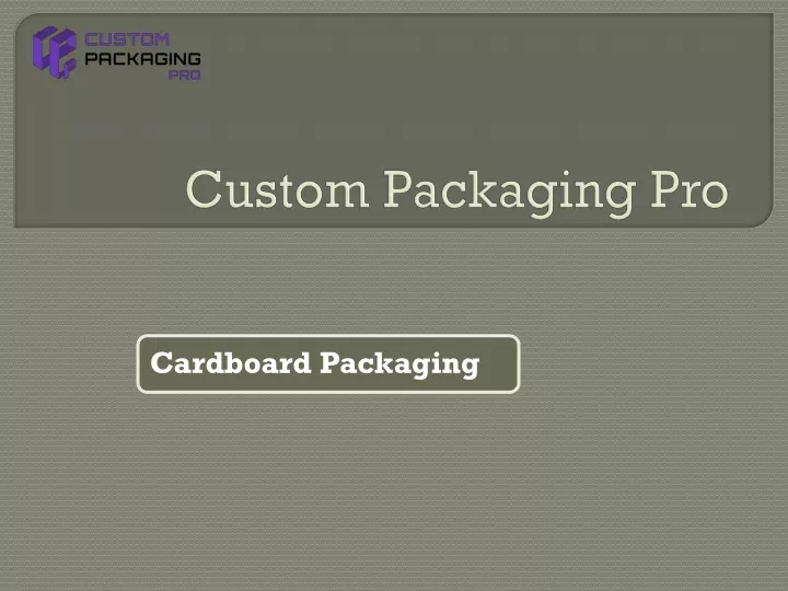 custom packaging pro