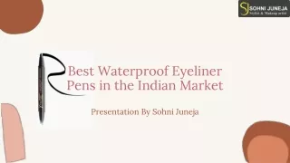 Best Waterproof Eyeliner Pens in the Indian Market