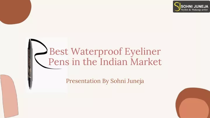 best waterproof eyeliner pens in the indian market