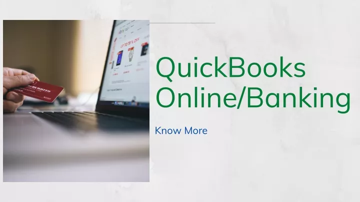 quickbooks online banking