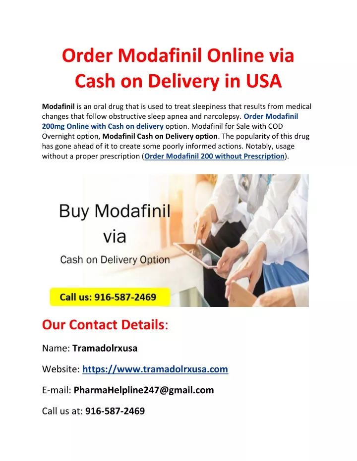 order modafinil online via cash on delivery in usa
