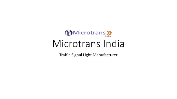 microtrans india