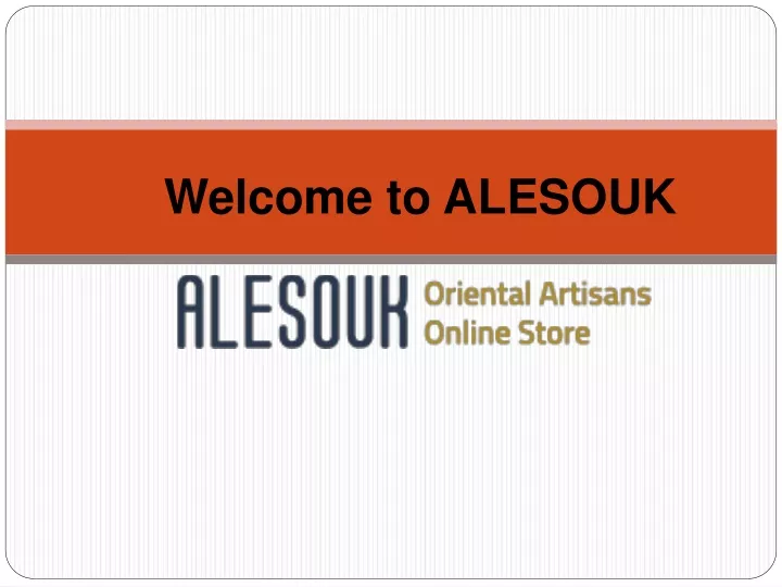 welcome to alesouk