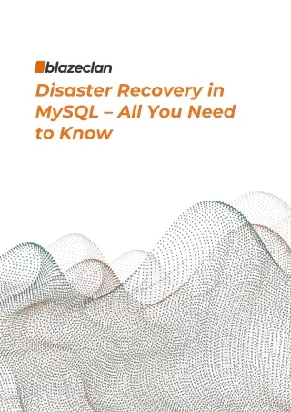 Disaster Recovery in MySQL – All You Need to Know