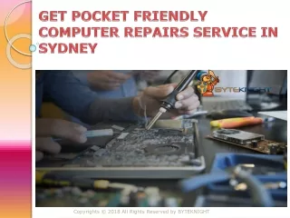 GET POCKET FRIENDLY COMPUTER REPAIRS SERVICE IN SYDNEY