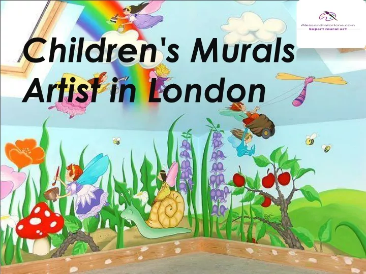 children s murals artist in london