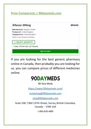 price comparison 90daymeds com