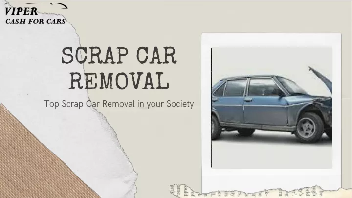 scrap car removal