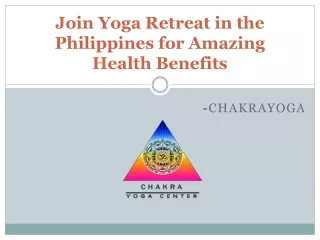Yoga Retreat in the Philippines