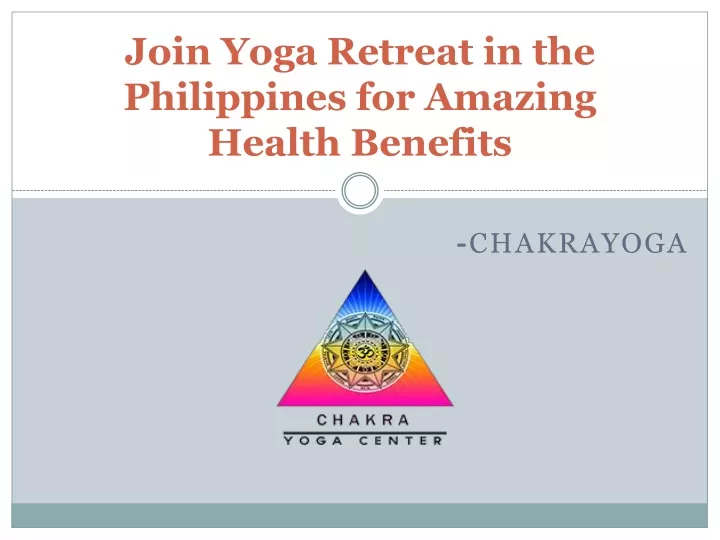 join yoga retreat in the philippines for amazing health benefits
