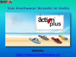 top footwear brands in india