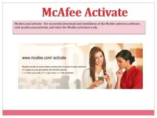 mcafee activate