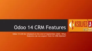 odoo 14 crm features