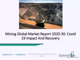 mining global mining global market report 2020
