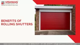 Benefits of Rolling Shutters | Vishwas Automation