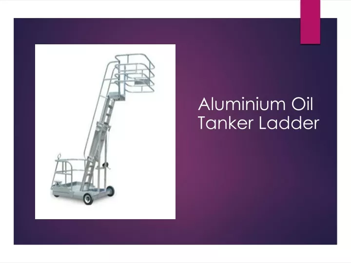 aluminium oil tanker ladder