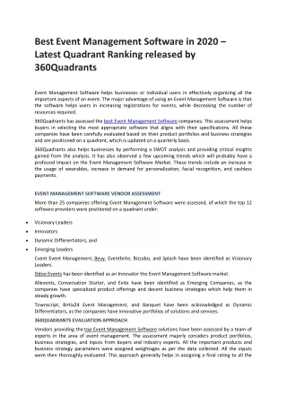 best event management software in 2020 latest