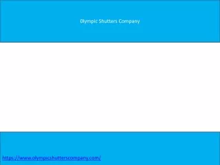 0lympic shutters company
