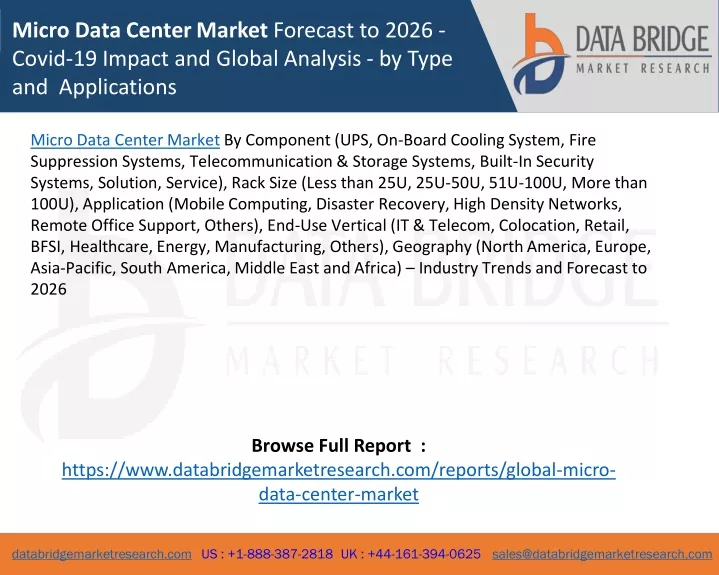 micro data center market forecast to 2026 covid