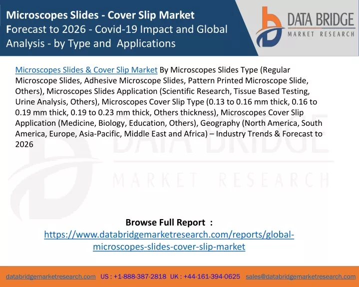 microscopes slides cover slip market f orecast