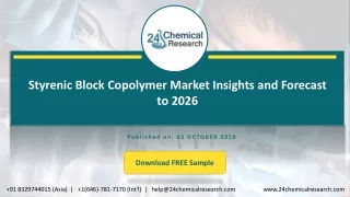 Styrenic Block Copolymer Market Insights and Forecast to 2026
