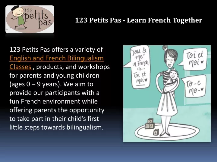 123 petits pas learn french together