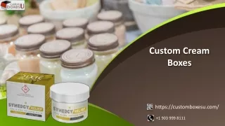 custom cream boxes