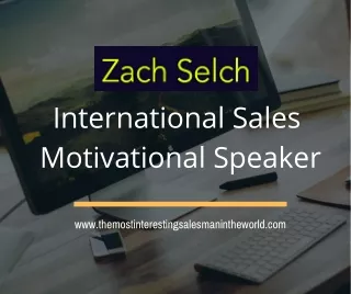 International Sales Motivational Speaker