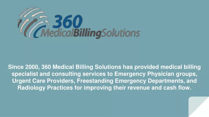 since 2000 360 medical billing solutions