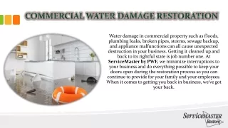 When to hire Water Restoration Company St Augustine?