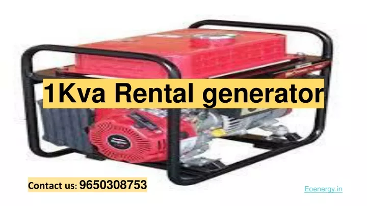 1kva rental generator