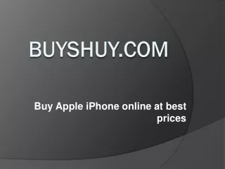 Buy Apple iPhone at Best Price and Great Offer in Delhi | BuyShuy