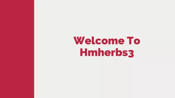 welcome to hmherbs3