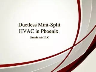 Ductless Heating and Mini Split AC Services in Phoenix, AZ