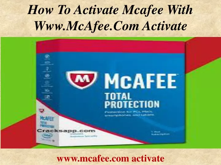 how to activate mcafee with www mcafee