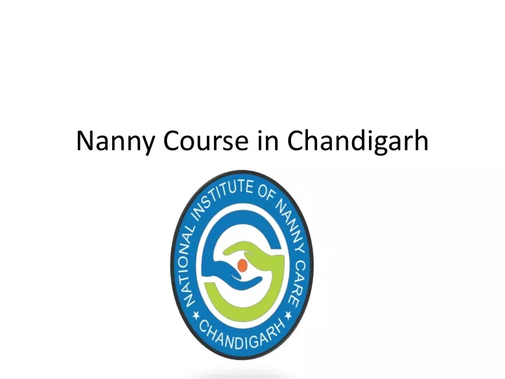 nanny course in chandigarh