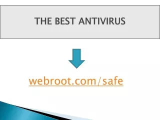 What is Webroot.com/safe?