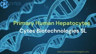 Cytesbiotechnologies S.L | Primary Human Hepatocytes